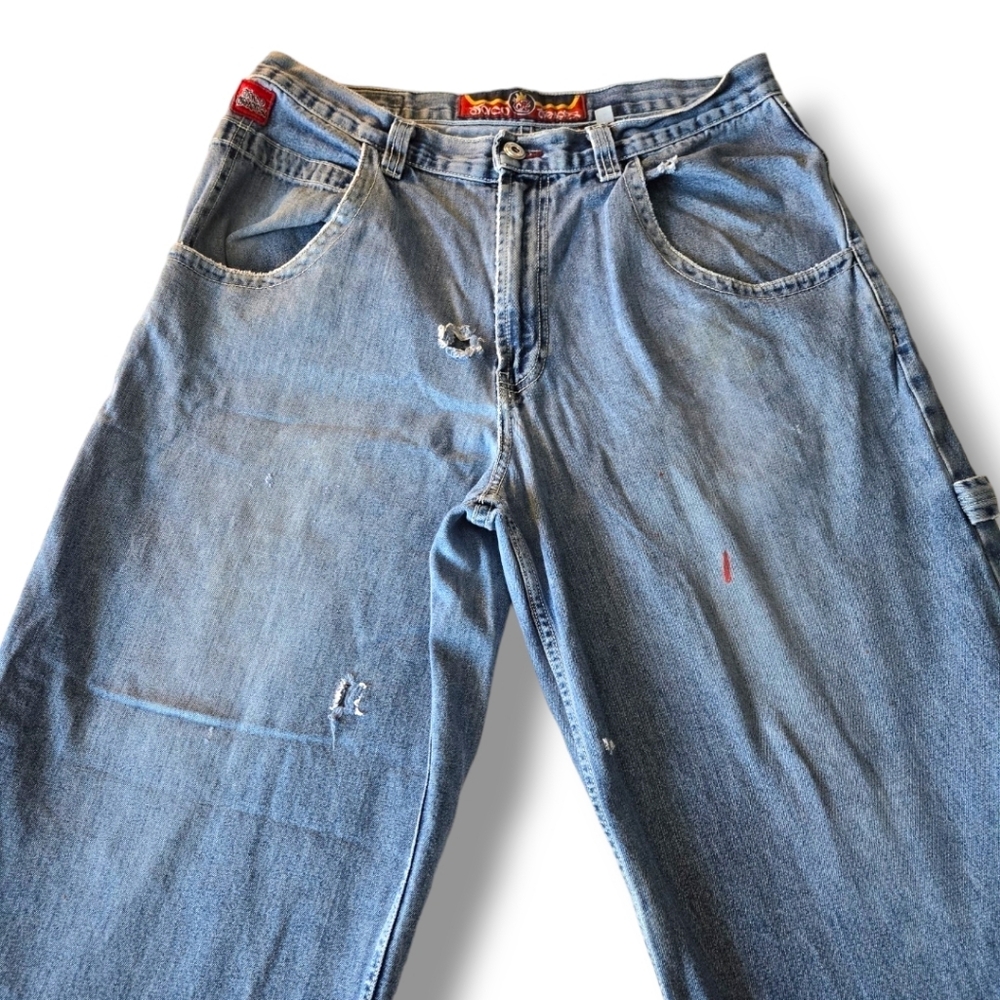 Vintage JNCO Denim Carpenter Jeans Y2K - Picture 7 of 15